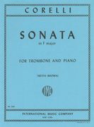 Sonata No. 10 In F Major : For Trombone and Piano (Brown).