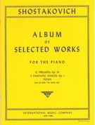 Album of Seleceted Works : For Piano.