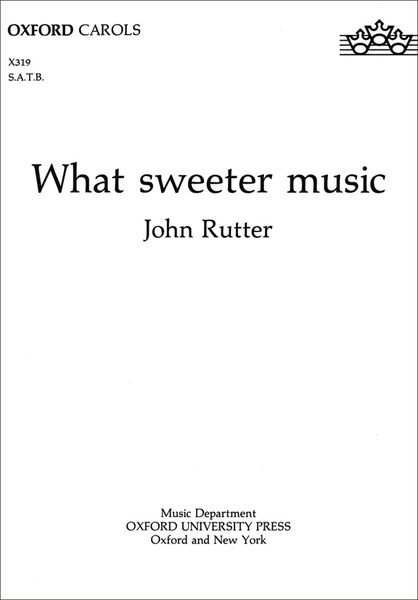 What Sweeter Music : For SATB Chorus and Keyboard.