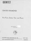 Quintet : For Flute, String Trio and Piano.
