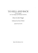 To Hell And Back : A Lyric Drama For Two Singers And Baroque Orchestra - Piano Reduction.