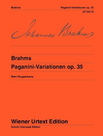 Paganini-Variationen, Op. 35 : For Piano / edited by Johannes Behr.