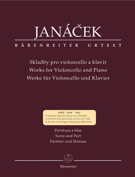 Works For Violoncello And Piano / Edited By Jiri Fukac, Bedrich Havlik And Jiri Zahradka.