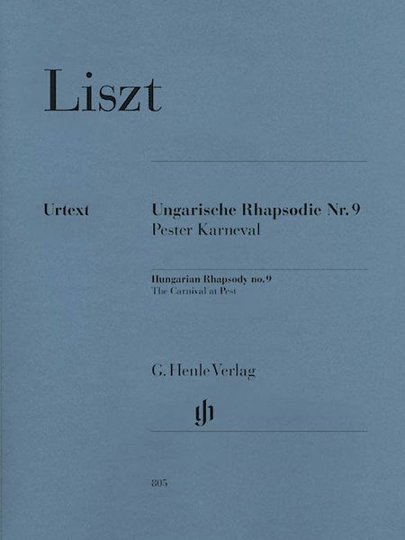 Hungarian Rhapsody No. 9 - The Carnival At Pest : For Piano / Edited By Ernst Herttrich.