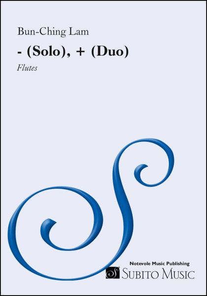 - Solo & = : Duo For 2 Flutes.