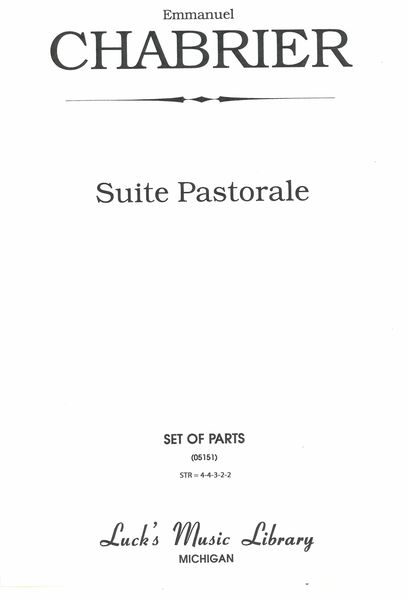 Suite Pastorale : For Orchestra.