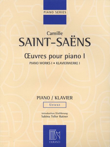 Oeuvres Pour Piano I.