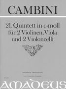 Quintet No. 21 In C Minor : For 2 Violins, Viola And 2 Violoncelli / Edited By Yvonne Morgan.