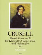 Quartett In C-Moll, Op. 4 : Für Klarinette, Violine, Viola und Violoncello / ed. by Bernhard Päuler.