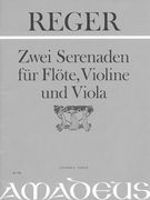 Zwei Serenaden, Op. 77a und Op. 141a : Für Flöte, Violine und Viola / edited by Yvonne Morgan.