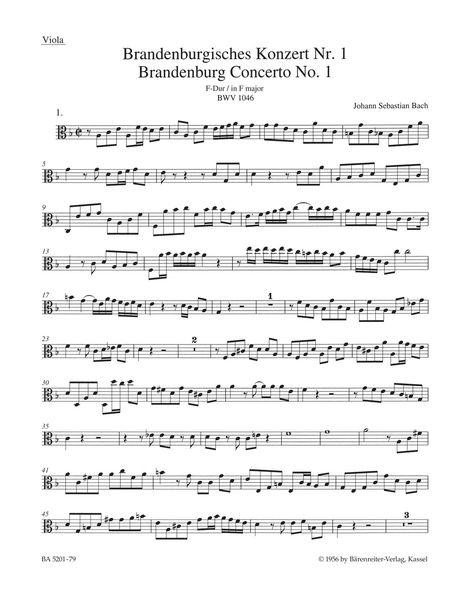 Brandenburg Concerto No. 1.