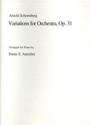 Variationen Für Orchestra, Op. 31 : For Pianos / arranged by Anzolini.