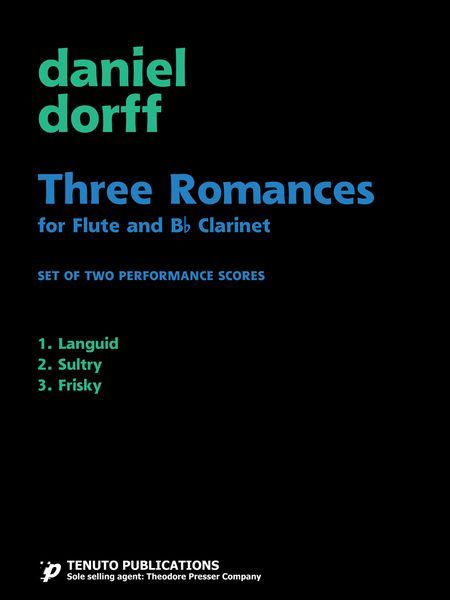 Three Romances : For Flute And B Flat Clarinet.