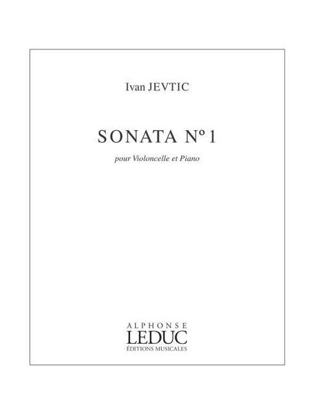 Sonata No. 1 : Pour Violoncelle Et Piano.