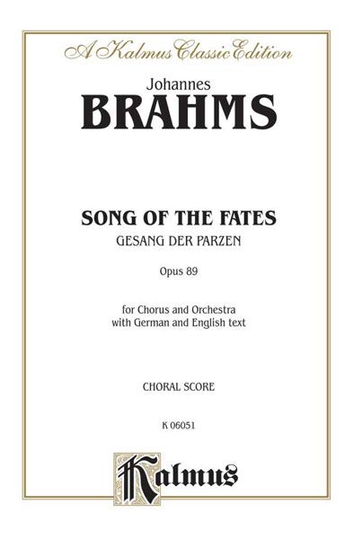 Song Of The Fates, Op. 89 [G/E] (Gesang der Parzen).