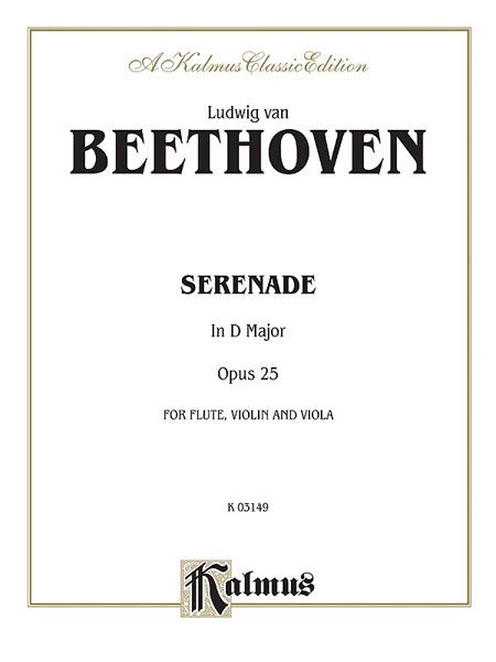 Serenade, Op. 25 In D Major.