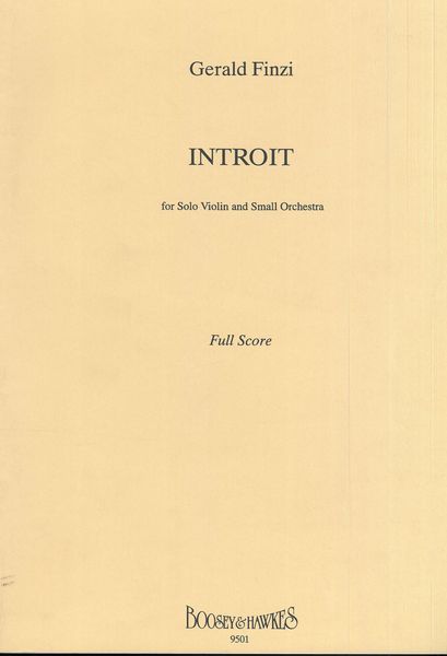 Introit : For Solo Violin and String Orchestra.