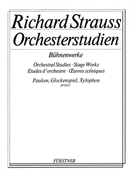 Orchesterstudien - Stage Works : For Percussion.