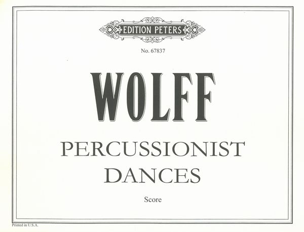 Percussionist Dances.