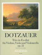 Trio In Es-Dur, Op. 52 : Für Violine, Viola Und Violoncello / Edited By Bernhard Päuler.