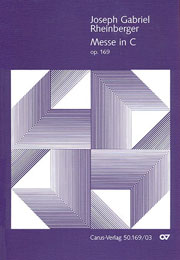 Mass In C, Op. 169 : For Solo SATB, SATB Choir and Orchestra / Ed. by W. Hochstein.