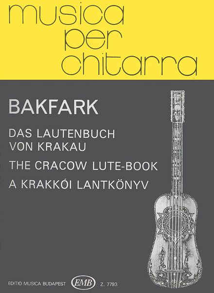 Cracow Lute Book.