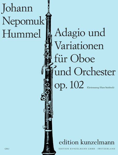 Adagio und Variationen, Op. 102 : Für Oboe und Orchester - Piano reduction.