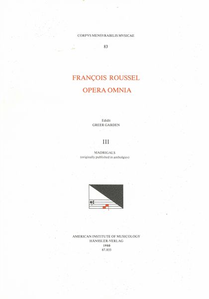 Opera Omnia, Vol. 3 / edited by Greer Garden.