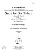 Suite For Six Tubas : For Three Euphoniums And Three Tubas.