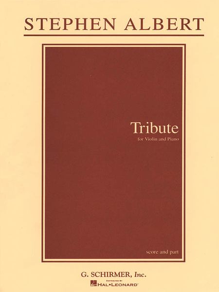 Tribute : For Violin and Piano / edited by Dmitry Sitkovetsky.