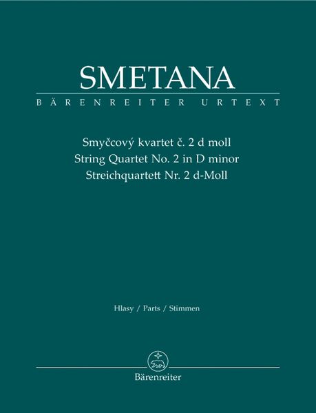 String Quartet No. 2 In D Minor / edited by Frantisek Bartos, Josef Plavec and Karel Solc.