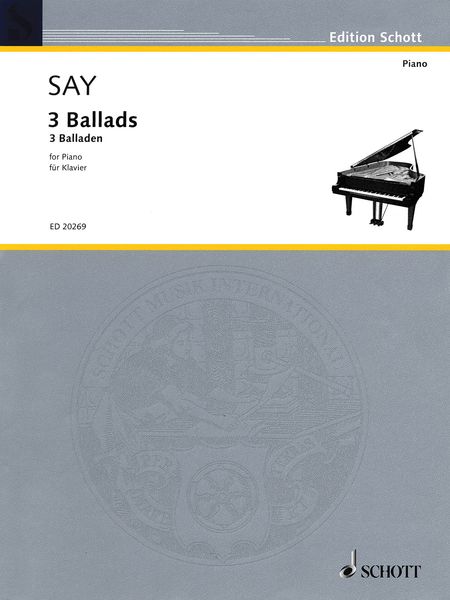 3 Ballads : For Piano.
