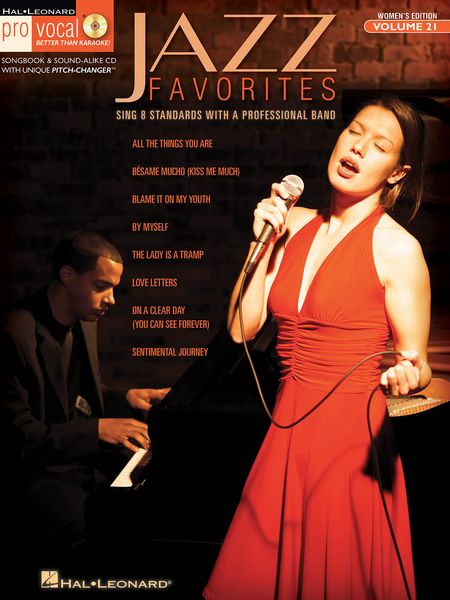 Jazz Favorites For Female Singers : Sing 8 Standards With A Professional Band.