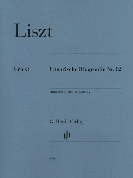 Hungarian Rhapsody No. 12 : For Piano / Edited By Ernst Herttrich.