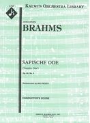 Sappische Ode (Sapphic Ode), Op. 94/4 : For Orchestra (Reger).