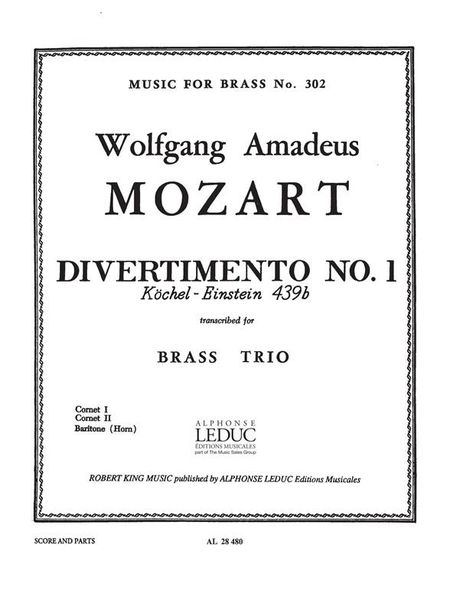 Divertimento : For Brass Trio.