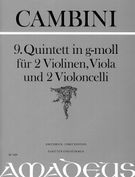 Quintet No. 9 In G Minor : For 2 Violins, Viola And 2 Violoncelli / Edited By Yvonne Morgan.