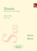 Sonata En Sol Major : For Flute And Piano.