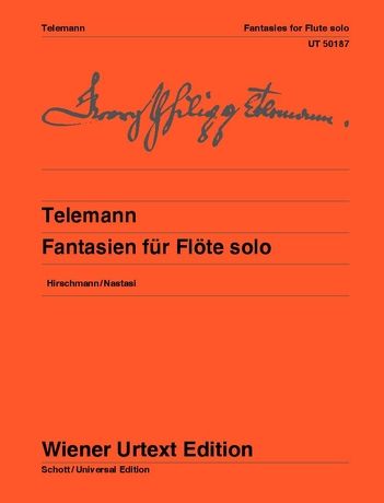 12 Fantasias, TWV 40:2-13 : For Flute Solo.