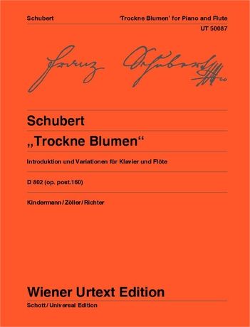 Introduction and Variations Trockne Blumen, Op. Posth. 160 (D 802) : For Flute and Piano.