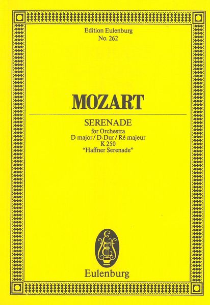 Serenade No. 7 In D Major, K. 250 (Haffner Serenade).