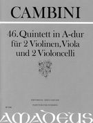 Quintet No. 46 In A Major : For 2 Violins, Viola And 2 Violoncelli / Edited By Bernhard Päuler.