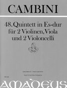 Quintet No. 48 In E Flat Major : For 2 Violins, Viola And 2 Violoncelli / Edited By Bernhard Päuler.