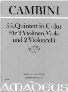 Quintet No. 55 In C Major : For 2 Violins, Viola And 2 Violoncelli / Edited By Bernhard Päuler.