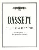 Duo Concertante : Five Movements For Alto Sax and Piano.