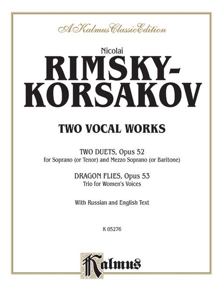 Two Vocal Works: Two Duets, Op. 52 / Dragonflies, Op. 53.