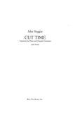 Cut Time : Variations For Piano And Chamber Orchestra.