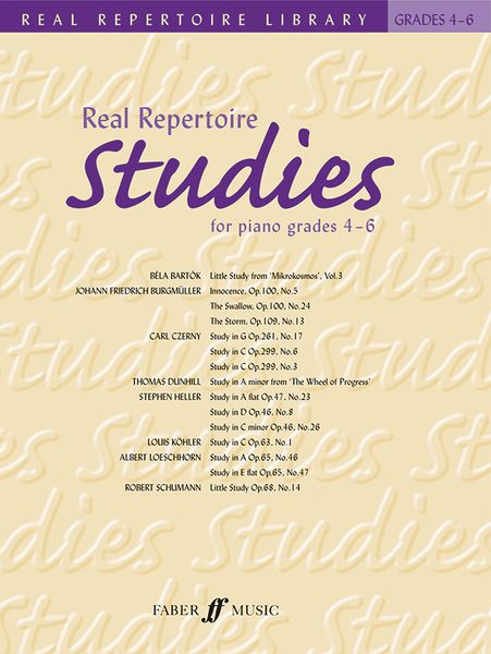 Real Repertoire Studies : For Piano Grades 4-6 / Selected And Edited By Christine Brown.