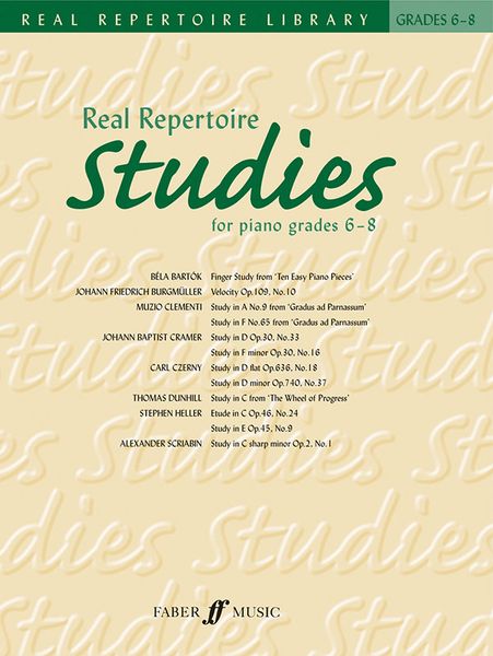 Real Repertoire Studies : For Piano Grades 6-8 / Selected And Edited By Christine Brown.