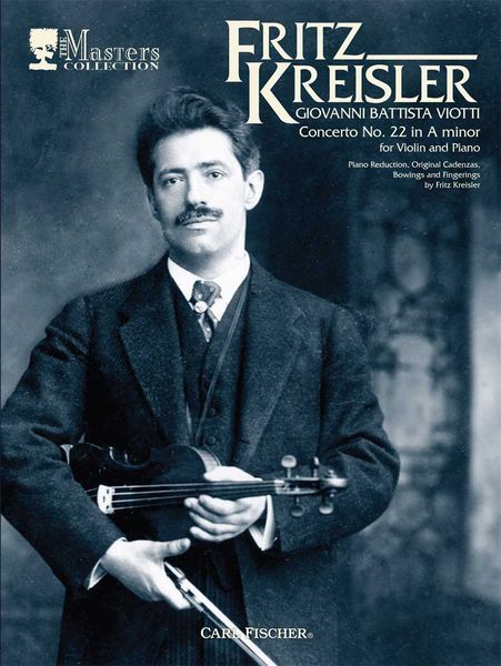 Concerto No. 22 In A Minor : For Violin And Piano / Edited By Fritz Kreisler.